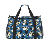 Cars Pattern Travel Duffel Bag Weekend Bag Weekender Overnight Carry On Hand Bag Workout Sport Hospital