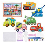 Cars Plaster Casting Craft Set, Plaster Figures Plaster Stones for Painting, DIY Plaster Casting, Unicorn Craft Set, Plaster Figures Painting, Cars Plaster Statues Painting Art Set, Educational