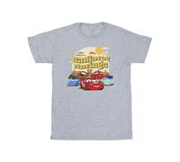Cars Radiator Springs Group Cotton T-Shirt Disney Grey 7-8 Years