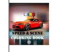 Cars & scene Coloring book, Vroom & Zoom: Classic Cars and Sports Vehicles Coloring Collection