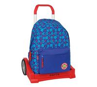 Cars School Backpack 775 Ergonomic Backrest with safta Evolution Trolley Ideal for Children of Different Ages, Comfortable and Versatile, Quality and Durability, 31 x 13 x 43 cm