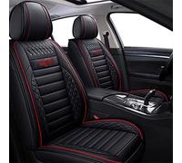 Cars Seat Covers Car Leather Seat Cover For Civic 2006-2011 For City 2010 For Accord 2018 For Crv 2014 2019 For Jazz 04 Cc(Black Red LINE)