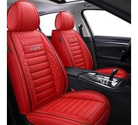 Cars Seat Covers Car Leather Seat Cover For Civic 2006-2011 For City 2010 For Accord 2018 For Crv 2014 2019 For Jazz 04 Cc(Red)