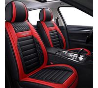 Cars Seat Covers Car Leather Seat Cover For Civic 2006-2011 For City 2010 For Accord 2018 For Crv 2014 2019 For Jazz 04 Cc(Black Red 4pcs)