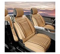 Cars Seat Covers Car Seat Cover For Chevy For Cobalt For Cruze For Cruze For Limitd For Equinox For Hhr For Impala Leather Front Rear Auto Chair Protectors(Beige Full Set)