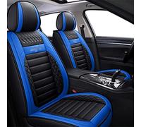 Cars Seat Covers Full Set Car Leather Seat Cover For Jeep For Grand Cherokee 2004 2015 2014 Wj Wk2 For Patriot For Renegade For Compass 2007 2018(Black BLUE)