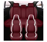 Cars Seat Covers Full Set Car Seat Cover For Kia For Ceed For Sportage 2022 For Soul For Rio For Stinger Leather Universal(WINE RED)
