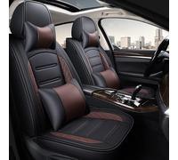 Cars Seat Covers Full Set Pu Leather 5 Seat Car Seat Cover For Hyundai For Tucson For Santa Fe I30 I40 For Veloster For Genesis For Venue For Terracan For Ioniq For Accent(Black coffee,Luxury)