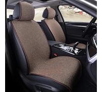 Cars Seat Covers Linen Car Seat Cover Protector Flax Front Or Rear Seat Back Cushion Pad Mat Backrest For Auto Truck Suv Van(1 set blue)
