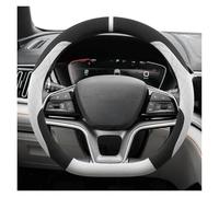 Cars Steering Wheel Cover For BYD For Song For Plus For Seal U For Dmi For King Suede Leather Car Steering Wheel Cover Accessories(Suede white)