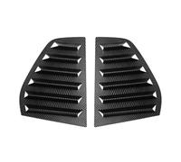 Cars Sun Visor Rear Triangle Blinds Louvers Cover Protector For VW For Golf 5 MK5 2003-2010(Carbon look)
