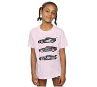 Cars Text Racers Cotton T-Shirt Disney Baby Pink 3-4 Years