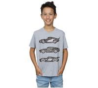 (5-6 Years, Sports Grey) Disney Boys Cars Text Racers T-Shirt