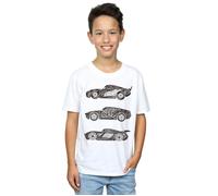 Cars Text Racers T-Shirt Disney White 5-6 Years