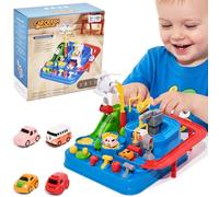 Cars Toys for 3 4 5 6 Year Old Boys Kids: Gifts for 3-5 Year Old Boy Girls Toddler Educational Car Race Track Game for Kid Building Learning Fine Motor Skills Toys Age 3-7 Boys Birthday Presents