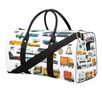 Cars Train Airplane Travel Duffle Bag for Women Men Girls Boys Weekend Overnight Bags 22.7 L Tote Cabin Luggage Bag for Sports Gym Yoga