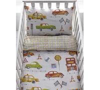 Cars Transport Reversible Cot Duvet Cover and Pillowcase Set - 90cm x 120cm
