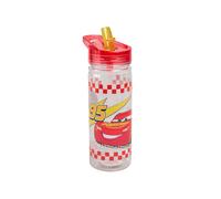 Stor Disney Cars 580ml Kids Water Bottle with Flip Lid - Leakproof, BPA-Free, Licensed Design, Durable Reusable Drinking Bottle for School & Travel