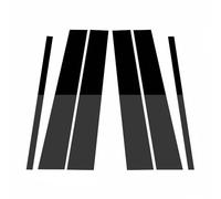 Cars Window Pillar Posts Compatible With Benz For M-Class ML For W166 2012 2013 2014 2015 6Pcs Car Middle Column Window Trims Decoration B C Pillar Strip Sticker