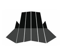 Cars Window Pillar Posts Compatible With Civic 10Th 2016 2017 2018 2019 2020 Door Window Pillar Post Covers Trim Car Door Pillar Sticker Styling Accessories