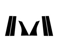 Cars Window Pillar Posts Compatible With For Focus 2005-2014 Car Window Middle Pillar Posts Door Trim Stickers Exterior Decoration Accessories Auto Styling