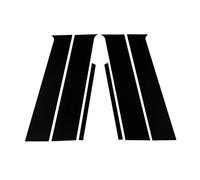 Cars Window Pillar Posts Compatible With Mitsubishi For Lancer 2008-2017 Sedan 6 Pcs Pillar Posts Door Window Trim BC Column Sticker Exterior Accessories