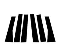 Cars Window Pillar Posts Compatible With Mitsubishi For Outlander 2022 2023 Gloss Black Pillar Posts Window Decor BC Column Sticker Trim Cover Exterior