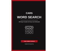 Cars Word Search: 100 Easy Puzzles for Every Car Enthusiast - Full Answer Key Included