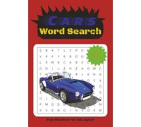 Cars Word Search Book: Word Searches Book with Easy to Read Print About Cars, Racing, Drift, and More | 6x9 inches, 110 pages | +50 Puzzles