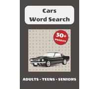 Cars Word Search Puzzle Book: Cars Word Search Puzzle Book: Word Searches with Easy to Read Print about Cars, Engines, Car Parts and More | 6x9 ... Gift for Vacations, Holidays and Free Times