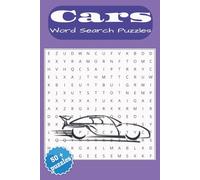 Cars Word Search Puzzle Book: Easy to Read Print about Cars, Automobile Enthusiasts, Car parts and more | 6x9 inches, 110 pages | 50+ Puzzles ... Gifts for Vacations, Holidays and Relaxations