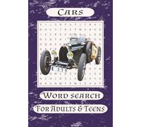 Cars Word Search Puzzle book: Word searches with easy to read, print about Cars, Super cars, Race cars and more | 6x9 inches | 110 pages | 50+ puzzles…….. enjoy on holidays.