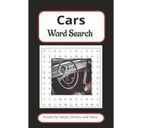 Cars Word Search Puzzle Books: Word Search with Easy to Read Print about Cars, Mechanics, Automotive and More I 6x9 inches, 110 pages I 50+ Puzzles ... Gift for Vacations, Holidays and Free Time