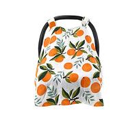 Carseat Canopy,Lightweight Breathable Cotton Muslin Canopy,Baby Car Seat Cover and Stroller Cover,Wind Proof Sun Protection Cover for Baby Girls and Boys,Infant Safety Seat Shade