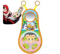 Carseat Steering Wheel Toy - Educational Driving Controller with Sounds and Turning Features | Attractive Fun Back Seat Simulation Steering Wheel for Children Travel Entertainment in Vehicle