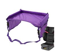 Carseat Tray for Kids, Car Seat Travel Tray for Toddler, Kids Travel Tray, Waterproof Car Seat Organizer Kids Travel Tray Bag - Carseat Food & Snack Lap Tray, Dining Table Storage Holdee