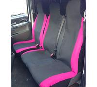 Carseatcover-UK® Heavy Duty PINK Racing Fabric Van Seat Covers - Fits Most Vans - Single & Double