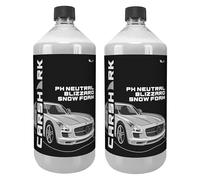 CARSHARK Blizzard Snow Foam 2 x 1 Litre, pH Neutral, Thick Foam, Pre-Wash Application