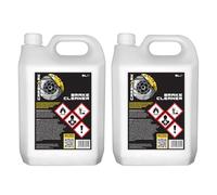 CARSHARK Brake Cleaner, 2 x 5 Litres, High Performance Solvent, Brake and Clutch System Cleaner