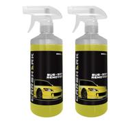 CARSHARK Bug & Sap Remover 2 x 500ml - Fast Acting Car Cleaner for Dried Bugs, Tree Sap, Bird Droppings & Road Grime