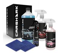 Carshark Car Paint Protection Kit, Gift Box, Ceramic Shampoo 1L, Ceramic Coating Spray 500Ml, Bubblegum Quick Detailer 500Ml, Hydr