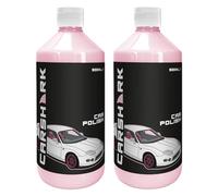 CARSHARK Car Polish 2 x 500 ml, Adds Protective Layer, Contains Waxes and Silicones