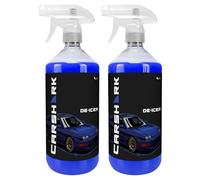 CARSHARK De-icer 2 x 1 Litre, Fast Acting, Suitable for Doors, Windows and Locks