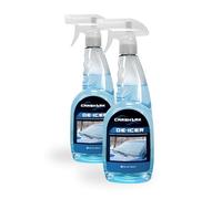 CARSHARK Fast Acting De-icer 2 x 750ml for Car Windows, Door Locks, Latches, Headlights
