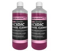 CARSHARK Pro Acidic Wheel Cleaner 2 x 1L Concentrated Formula