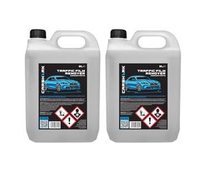 CARSHARK Traffic Film Remover, 2 x 5 Litre Concentrate, Non-Caustic, High-Strength, Fast-Acting, Removes Road Grime and Grease