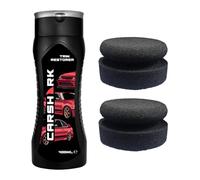 CARSHARK Trim Restorer, 400 ml with 2 x applicator pads, Black Plastic and Vinyl Restorer