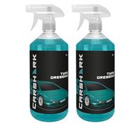 CARSHARK Tyre Dressing 2 x 1 Litre, High Performance Formula, Deep Shine, UV Protection