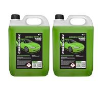 CARSHARK Wash and Wax Car Shampoo, 2 x 5L, Green Apple Fragrance, Cleans Dirt and Grime, Protective Shine