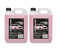 CARSHARK Waterless Wash & Wax 2 x 5 Litre, with Carnauba Wax, Cherry Blossom, Pink
